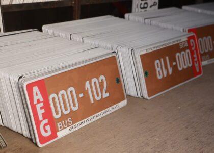 International vehicle plate distribution launched in Herat