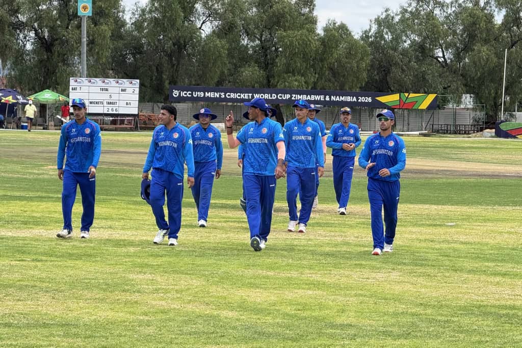 له ۱۹ کلنو د کم‌عمره لوبډلو د کرکټ نړۍوال جام سیالۍ، افغانستان نن له سوېلي افریقا سره لوبه کوي