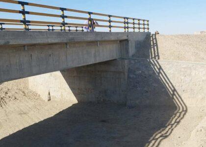 افتتاح یک پل و آغاز جغل‌اندازی ۲۰ کیلومتر سرک ولسوالی چخانسور نیمروز