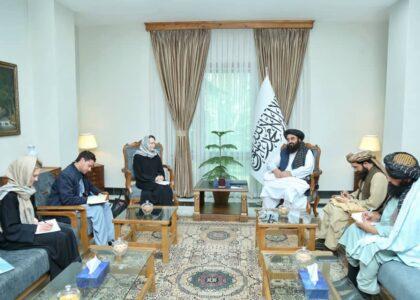 د ا.ا د بهرنیو چارو وزیر د دوحې پروسې په اړه د یوناما له سرپرستې خبرې وکړې