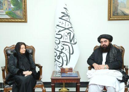 متقي د ملګرو ملتونو د سرمنشي له مرستیالې سره د تعامل او همغږۍ پر پیاوړتیا خبرې کړي