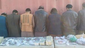 30 suspects detained in Nangarhar for drug trafficking
