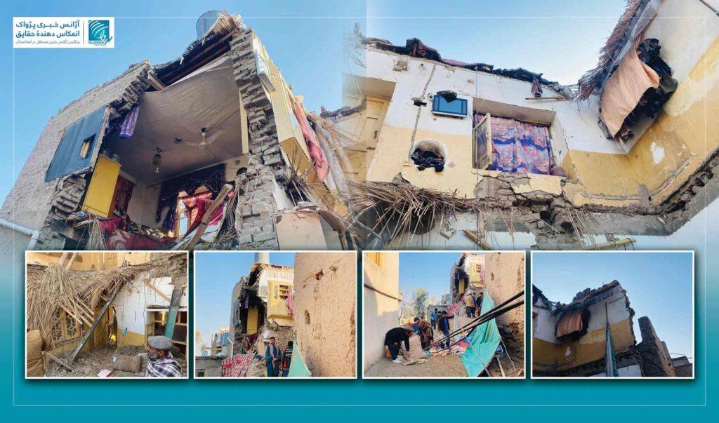 فروریختن سقف یک اتاق در ننگرهار؛ یک مادر و شش فرزندش جان باختند