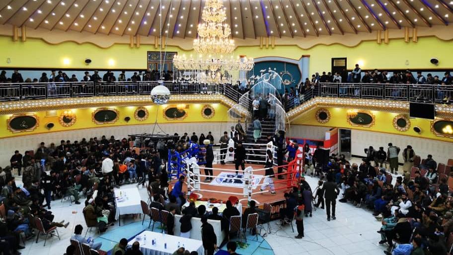 برگزاری مسابقات کی‌وان کیک‌بوکسینگ میان ورزشکاران ۱۴ ولایت در سمنگان