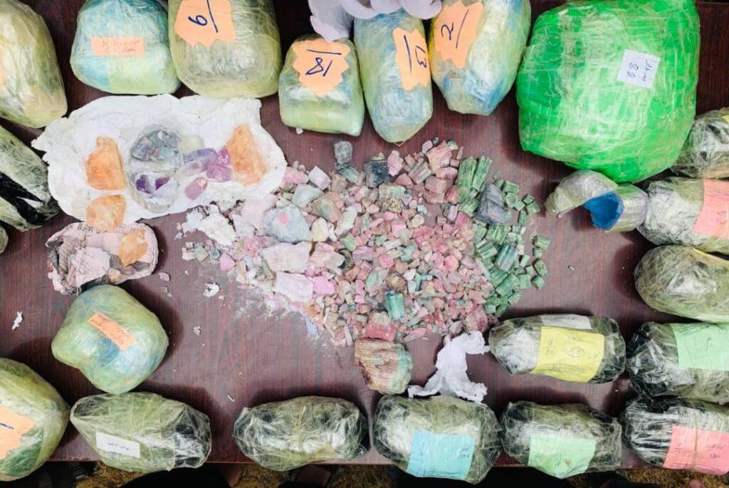 Suspect held, 30kg of precious stones seized in Nangarhar