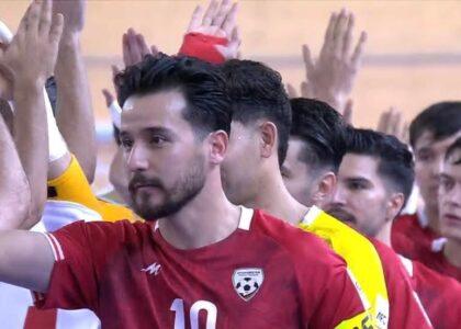 Afghanistan futsal team loses to Iran