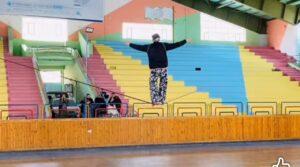 Returning athlete unveils slacklining as new sport in Herat