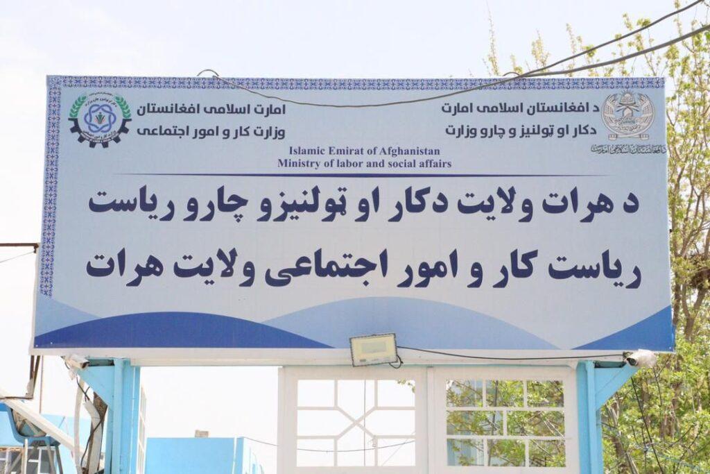 برای نخستین‌بار روند توزیع جواز کار به‌گونهٔ الکترونیکی در هرات آغاز شد