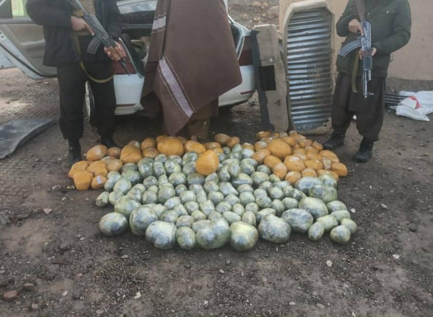 Medicine smuggling in Nimroz foiled, 170kg of opium seized in Herat