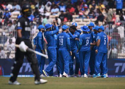 Afghanistan show promise but go down to NZ in group opener