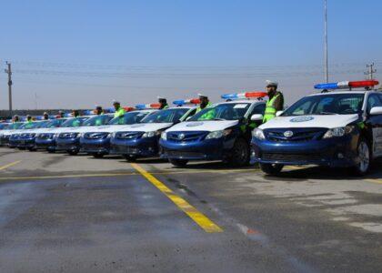 MoI hands over new, fully equipped vehicles to traffic police