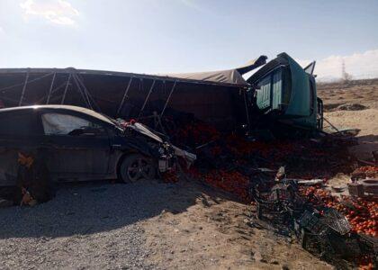 غزني کې د ترافیکي پېښې له امله پنځو کسانو ژوند له لاسه ورکړی