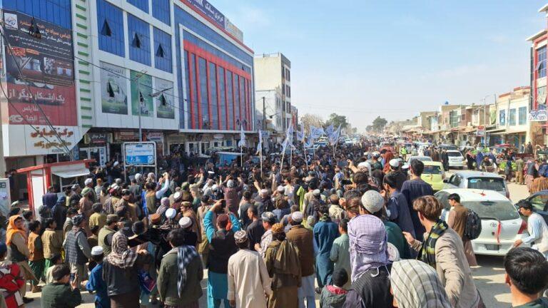 باشندگان جوزجان حملات پاکستان بر خاک افغانستان را به‌شدت محکوم کردند.