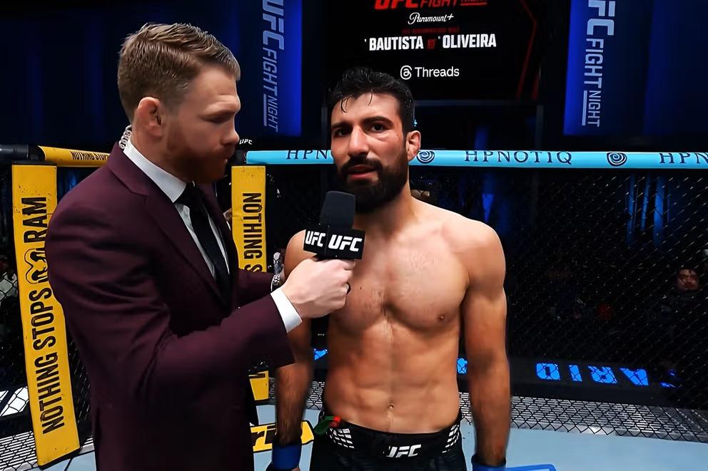 Farid Basharat ranked 15th in UFC rankings