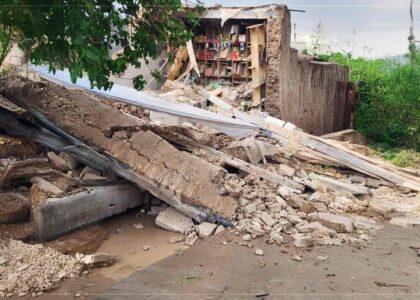 کندهار کې د سېلابونو له امله دوه تنه مړه او لسګونه ودانۍ زیانمنې شوې