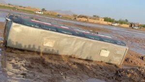 Bus falls into water in Herat; All passengers rescued