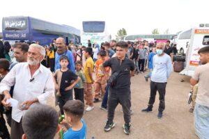 تشدید تنش میان ایران و اسرائیل؛ روزانه صدها مهاجر افغان دارای مدرک قانونی به کشور بازمی‌گردند