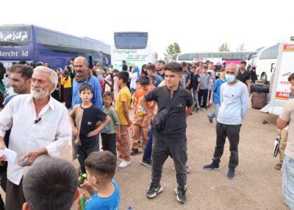 Iran-Israel tensions force hundreds of Afghan migrants to return daily