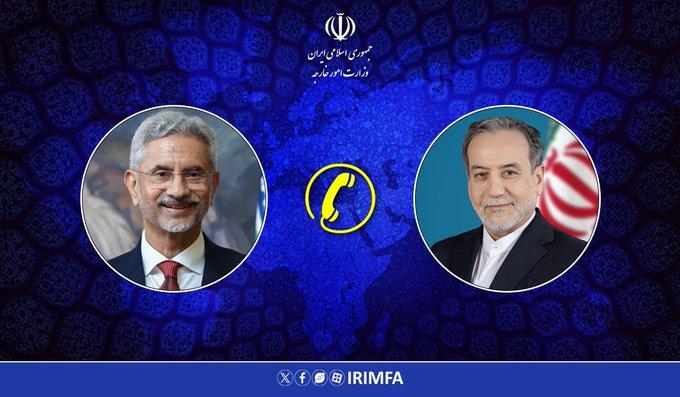 Iran, India FMs discuss recent regional developments