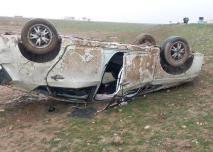 جوزجان کې ترافیکي پېښه؛ یو کس مړ او درې نور ټپيان شوي