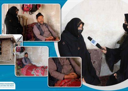 Paralysed husband, needy family await aid in Kabul ahead of Eid