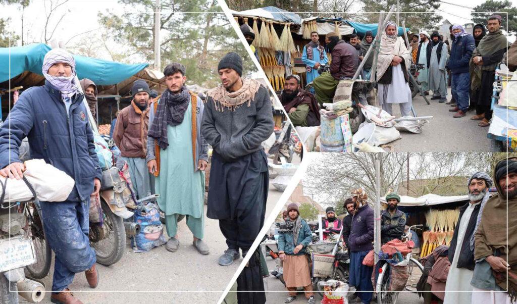 Daily wage workers in Herat struggle to find jobs