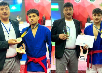 2 Afghan athletes win bronze at Kurash event in Uzbekistan