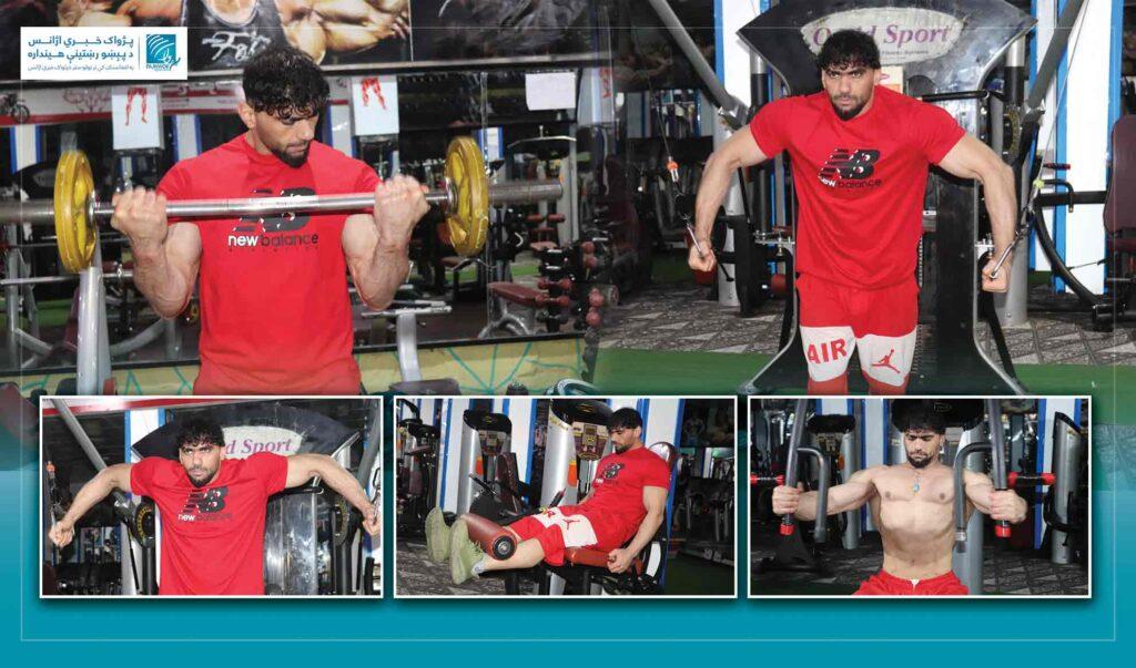 د بدن ښکلا ملي  ورزشکار علي بیات د مالي ملاتړ غوښتنه کوي