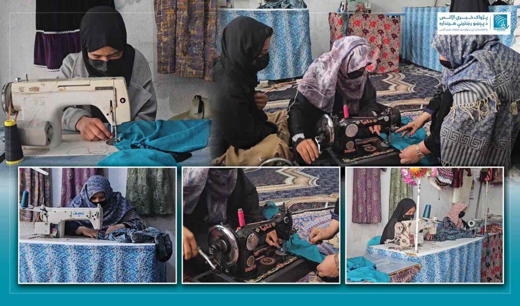 غزني کې یوې ښځې د خیاطۍ یوې کارخونې په جوړولو سره لسګونو نجونو ته د کار زمینه برابره کړې ده