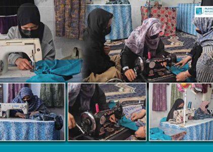 Ghazni woman creates jobs for dozens of girls with tailoring workshop