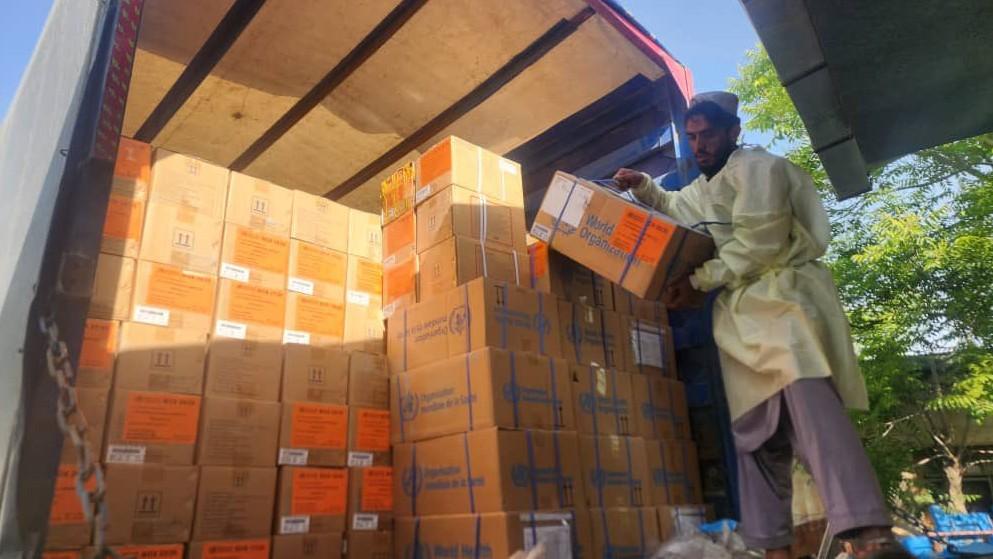 WHO delivers 374 medical kits to Jawzjan public health department