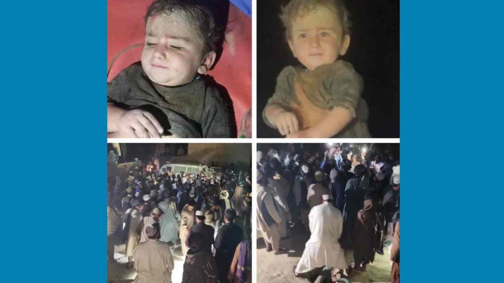 نجات کودک دوساله پس از سقوط به چاه در ولسوالی بکواه