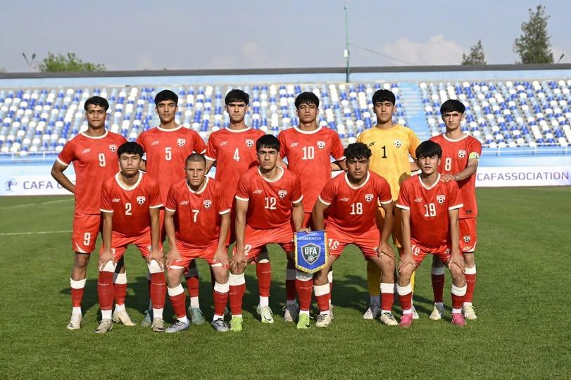 د افغانستان د فوټبال له ۱۷ کلنو کم‌عمره لوبډلې تاجکستان ته لوبه وبایله