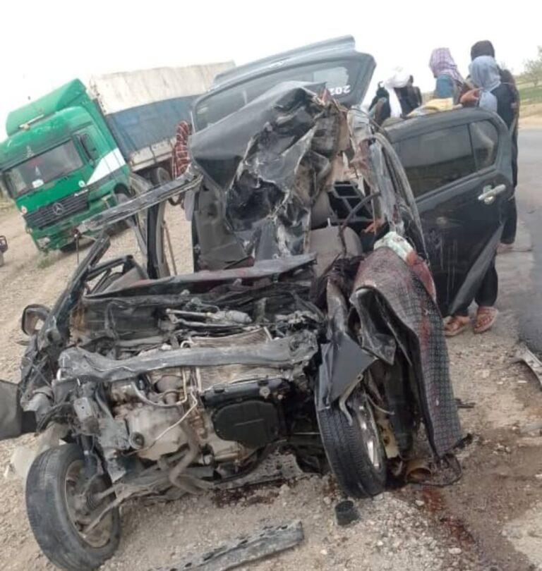 3 killed, 3 wounded in Ghazni traffic accident