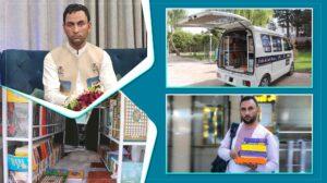 Herat youth launches mobile “Book Courier” to deliver books to homes