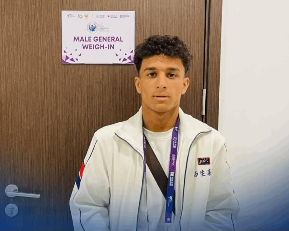 د تکواندو افغان لوبغاړي مهدي یعقوبي خپل ارمنستاني سیال ته ماته ورکړه