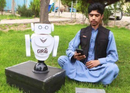 Herat youth develops smart robot with limited resources