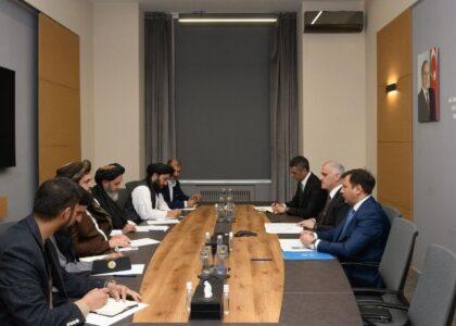 Afghan, Azerbaijani officials discuss transit routes, export cooperation