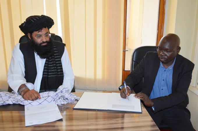 وزارت مهاجرین و عودت‌کننده‌گان و یک موسسۀ بین‌المللی توافق‌نامۀ همکاری امضاء کردند