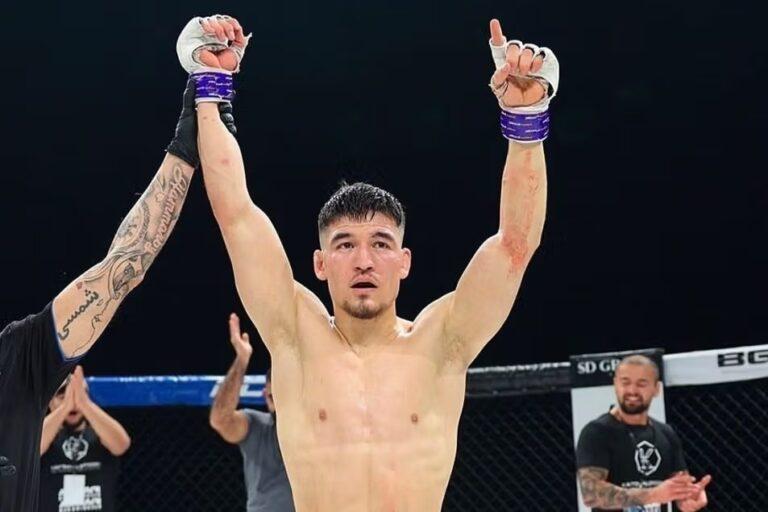 Afghan MMA fighter Qanbari defeats Brazilian opponent