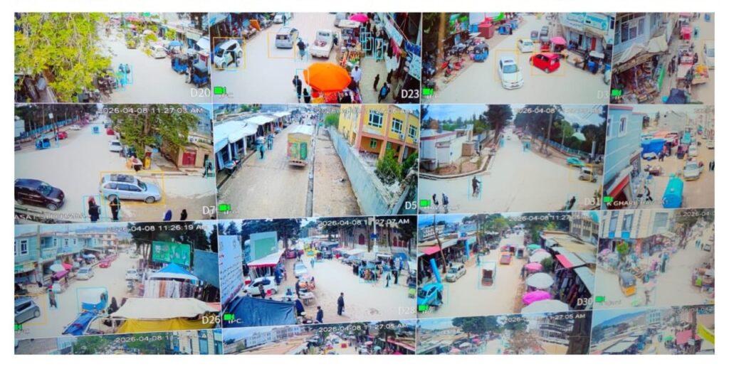 نصب ۱۰۰ کمرۀ امنیتی در شهر ایبک سمنگان