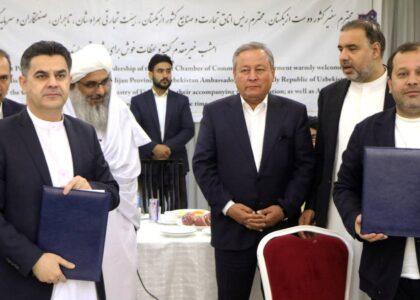 Afghan-Uzbek joint chamber of commerce opens in Herat