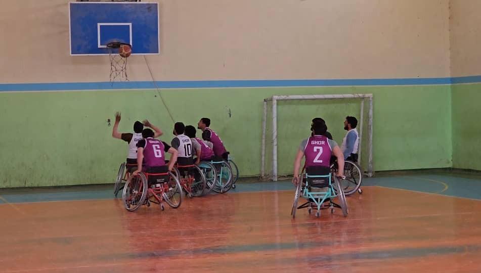 برگزاری مسابقات ویلچر بسکتبال در غور