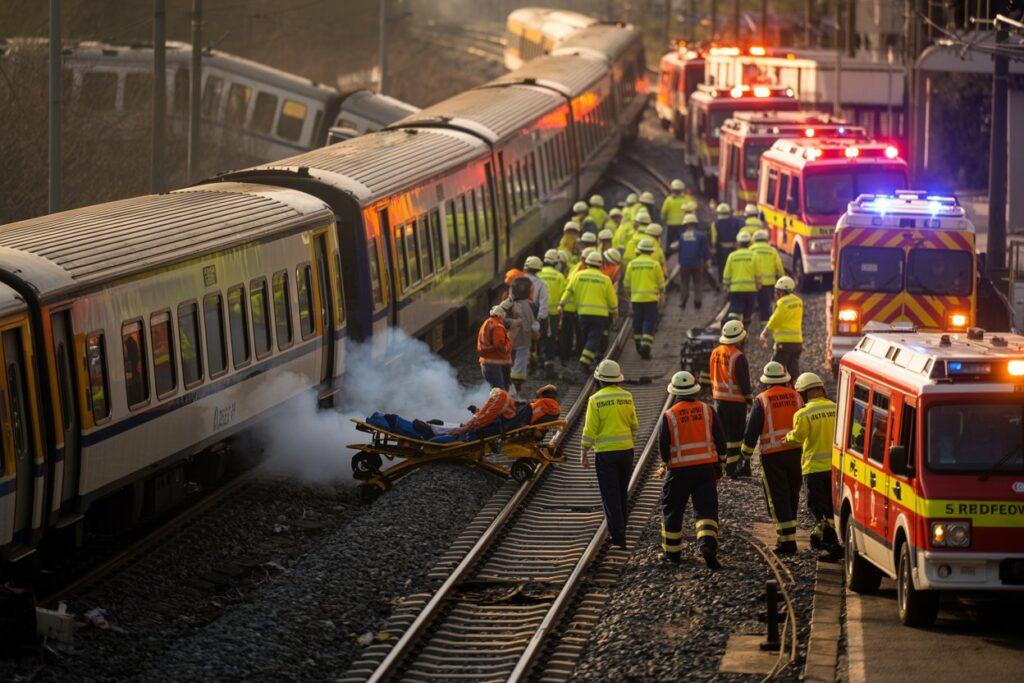 17 injured in head-on train collision in Denmark