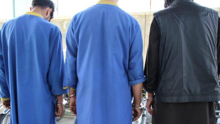 3 arrested over motorcycle thefts in Parwan