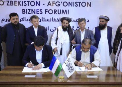 Afghan, Uzbek private sectors ink $112m cooperation agreements