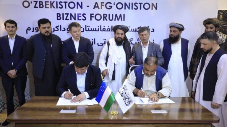 Afghan, Uzbek private sectors ink $112m cooperation agreements
