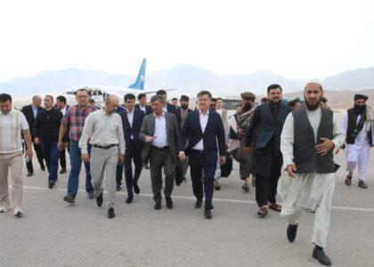 هیأت عالی‌رتبۀ جمهوری اوزبیکستان به ولایت بلخ سفر کرد