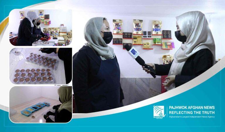Returnee woman builds home-based chocolate business in Kabul
