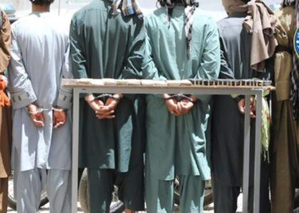2 suspected theft gangs arrested in Herat, Balkh